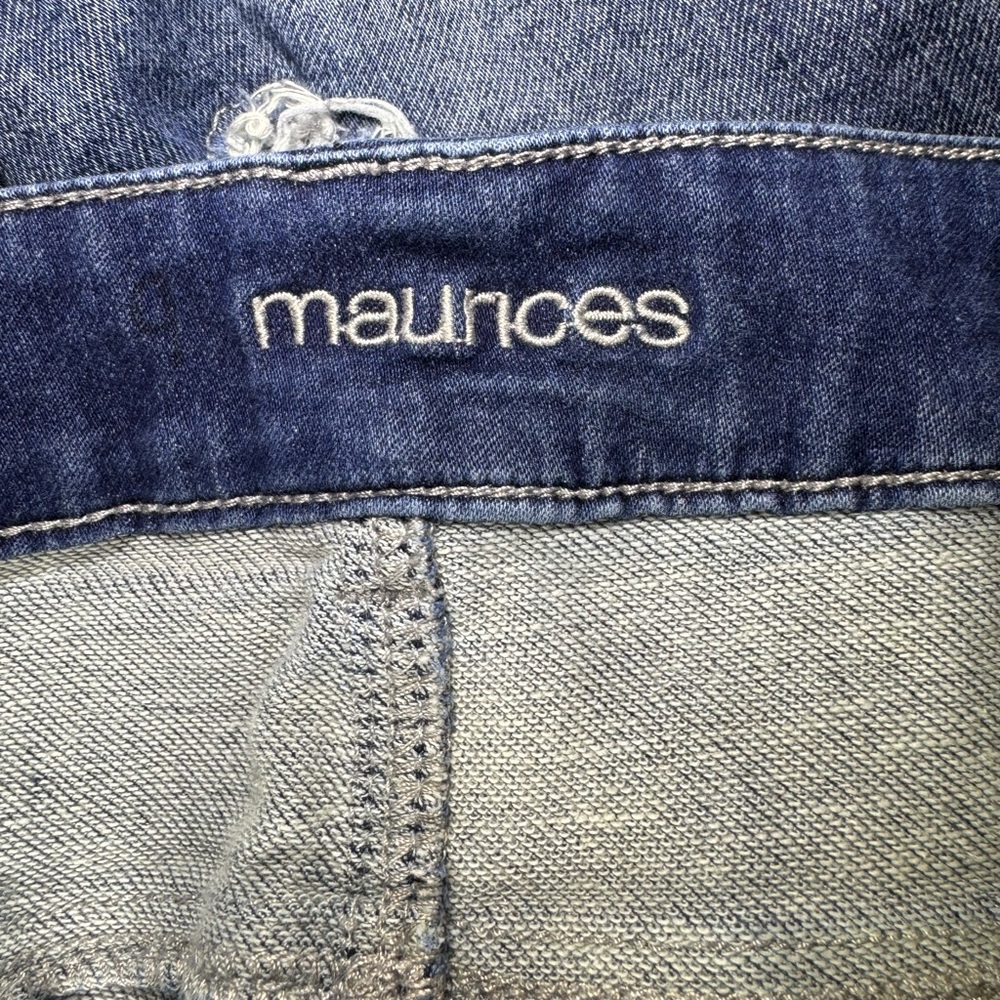 Maurices Boho Medium Wash Distressed Skinny Jeans Size 22W Reg - Picture 5 of 7